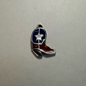 James Avery Retired Enamel Texas Boot